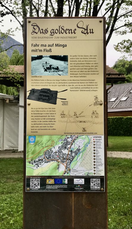 Einweihung "Das goldene Au - damals und heute"