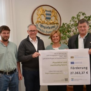 Zuwendungsbescheid für die Gemeinde Krün