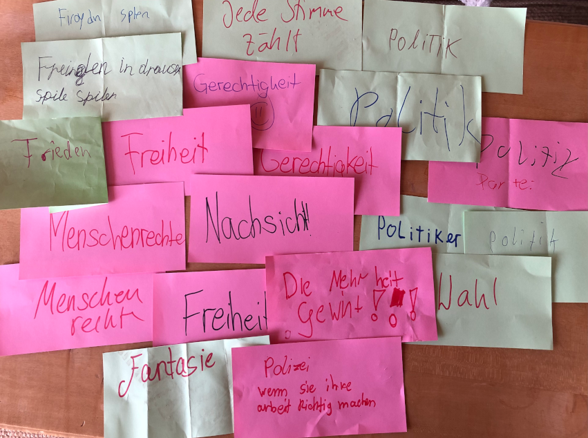 Theaterworkshop - künstlerische Auseinandersetzung mit Demokratie